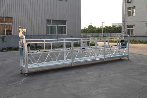 Plataforma suspendida cuerda los 7.5m galvanizados calientes Zlp800a de 3 fases para la pintura de pared