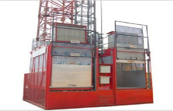 Elevador modificado para requisitos particulares SC200/200 del sitio del alzamiento del pasajero del material de construcción
