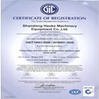 China Shandong Haoke Machinery Equipment Co., Ltd. certificaciones